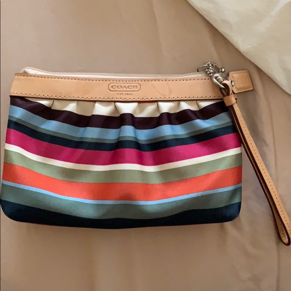 Colorful Coach Wristlet!